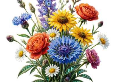 Wildflower Harmony – Bee In Nature